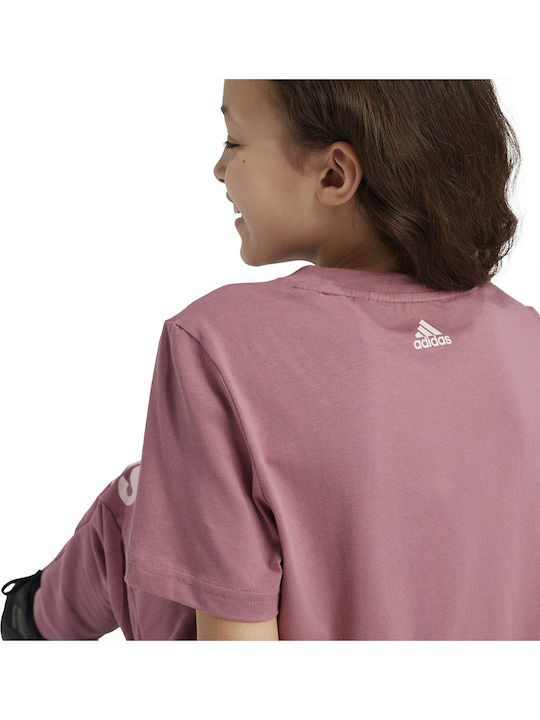Παιδικό T-shirt Ροζ Essentials Linear
