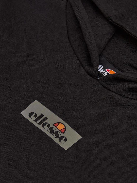 Kinder-Sweatshirt mit Kapuze und Taschen Schwarz