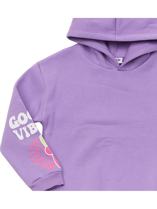 Kids Sweatpants Set Lilac 2pcs