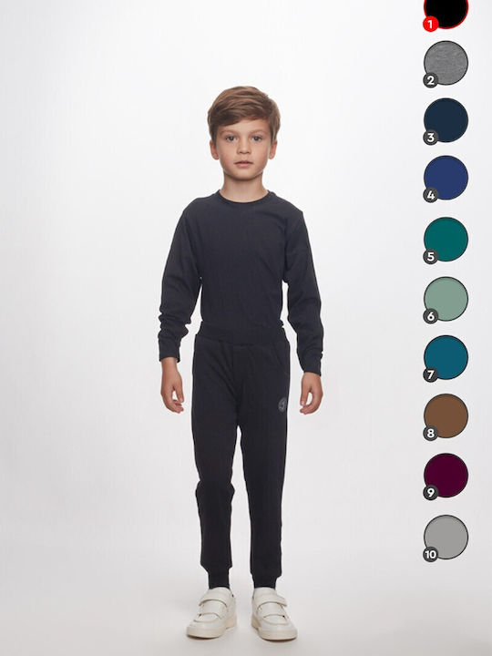 Kids Sweatpants Black Boys