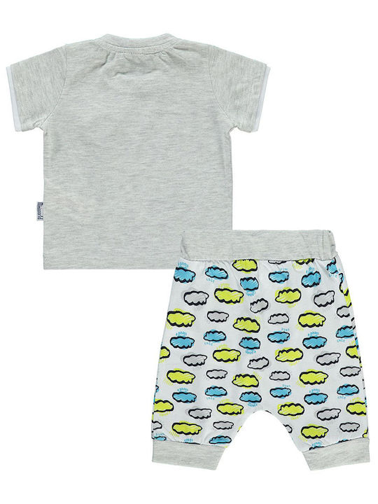 Kinder-Set mit Hose Winter 2Stück γκρι-λευκό