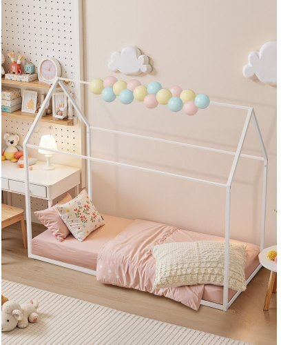Kids Bed Single White for Mattress x