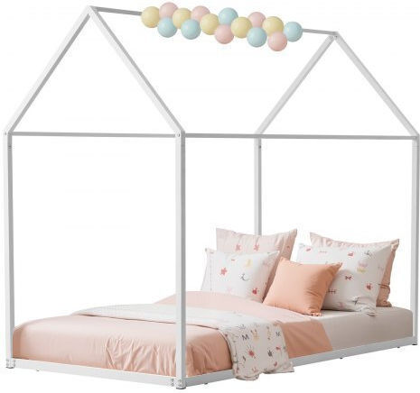 Kids Bed Single White for Mattress x