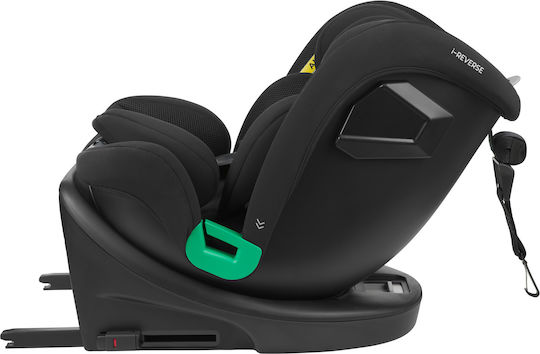 Kikka Boo i-Reverse Детско Столче за Кола i-Размер с Isofix Черен