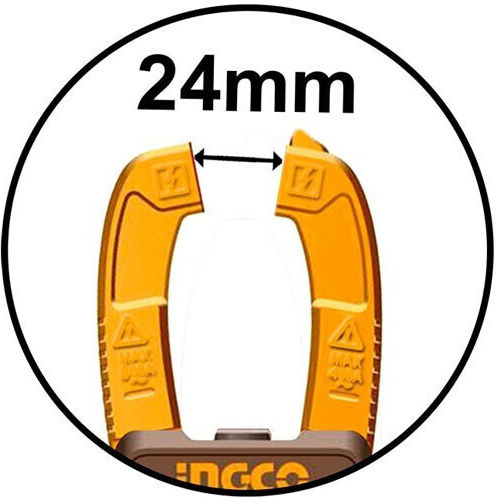 Ingco Clamp Meter Digital 400A AC True RMS with Test Leads DCM62001