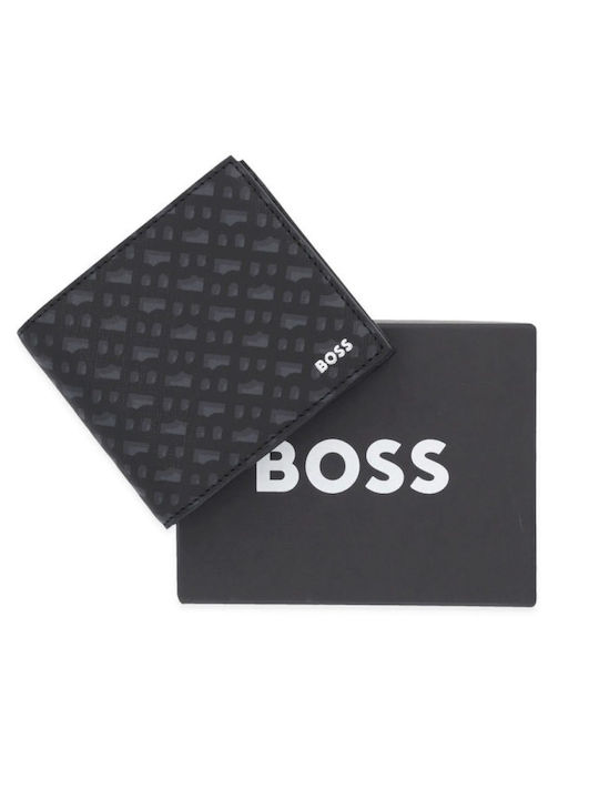 Leather Men's Wallet Coins Black