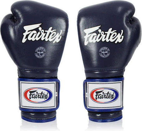 Fairtex Γάντια Πυγμαχίας Δερμάτινα για Αγώνα Μπλε