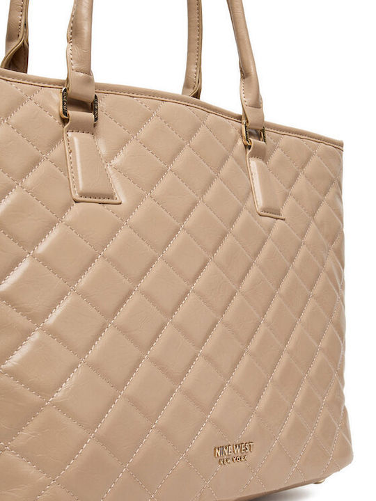 Damentasche Schultertasche Beige