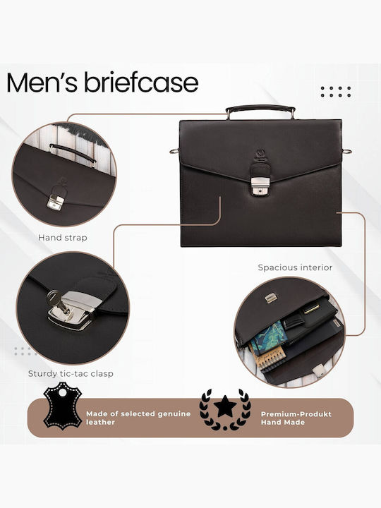 Leder Herren Geldbörse Braun