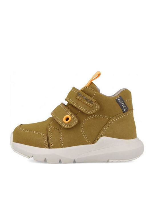 Anatomisch Suede Kinderstiefeletten mit Klettverschluss Grün