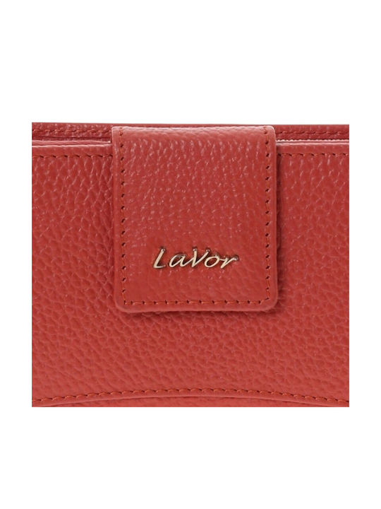 Small Leather Women's Wallet Classic with RFID Orange