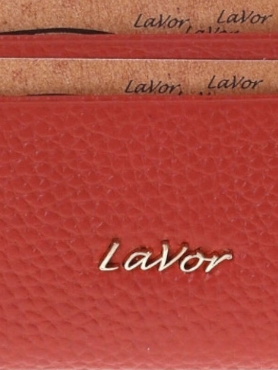 Small Leather Women's Wallet Classic with RFID Orange