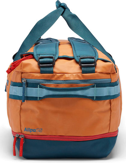 Cotopaxi Duffel Σακ Βουαγιάζ Πλάτης 50lt Πορτοκαλί Υφασμάτινο M50εκ.