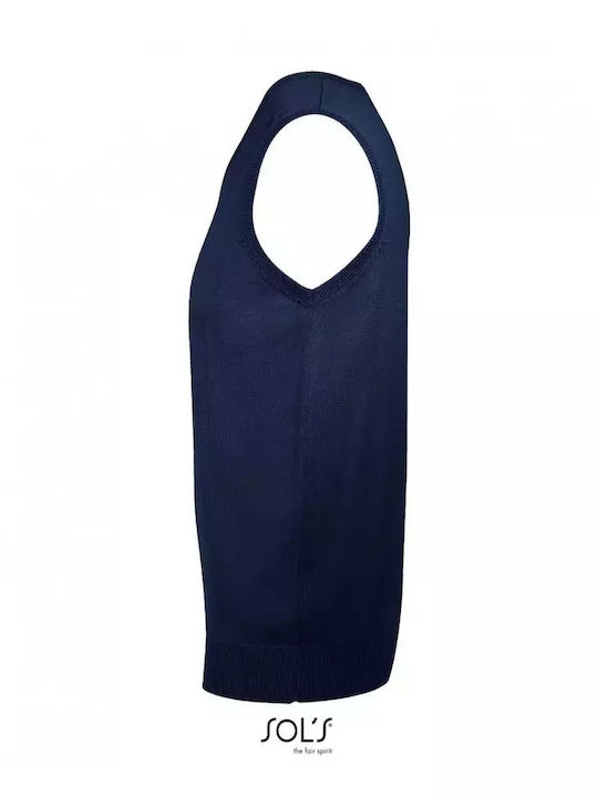 Sol's Ανδρική Διαφημιστική Μπλούζα Αμάνικη σε Navy Μπλε Χρώμα