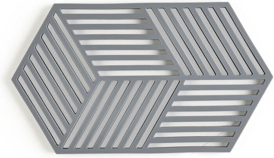 Zone Denmark Σουπλά Σιλικόνης Γκρι 24x14cm