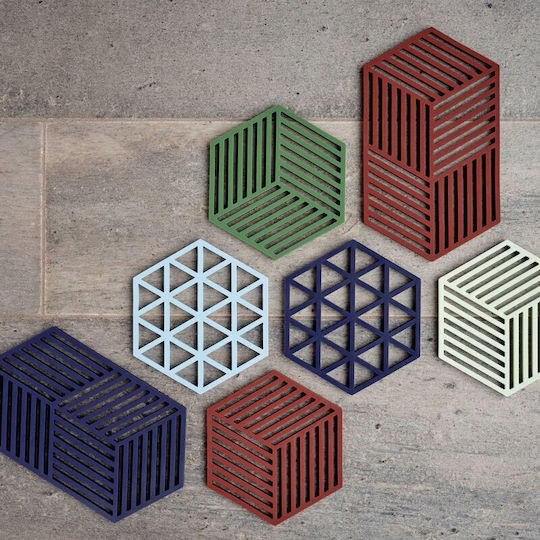 Zone Denmark Силиконови Салфетки Сини 16x14см