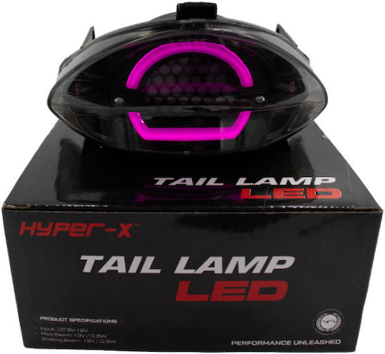 Φαναρι Stop Yamaha Crypton-x135 Led Neon Κοκκινο