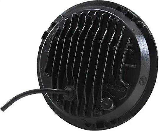 Round Daytime Running Lamps Car LED Jeep Wrangler / CJ Land Rover Defender Mitsubishi Pajero Suzuki LJ / SJ Samurai 12V 30W 17.78cm with Red Lighting 1pcs