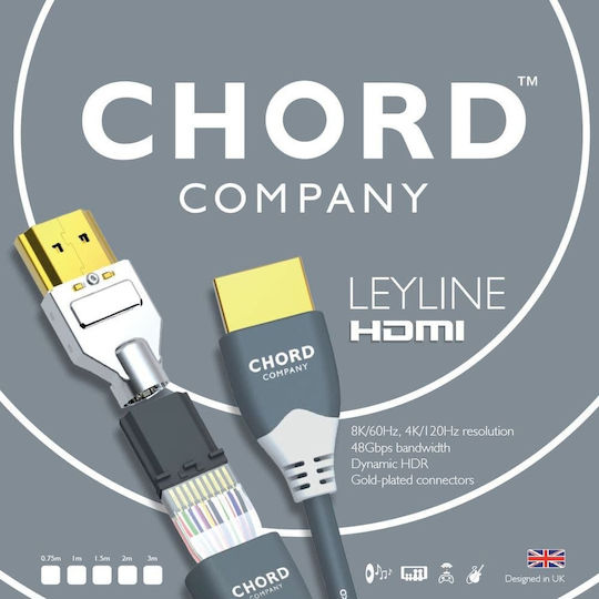 Chord Kabel HDMI-Stecker - HDMI-Stecker 1.5m Schwarz