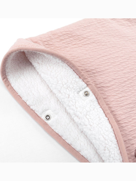 Παιδικό Casual Μπουφάν Μακρύ με Κουκούλα Pink