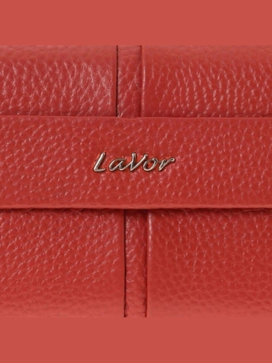 Large Leather Women's Wallet Classic with RFID Orange