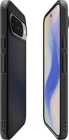 Spigen Liquid Air Mag Umschlag Rückseite Silikon Schwarz (Google Pixel 10 / 10 Pro)