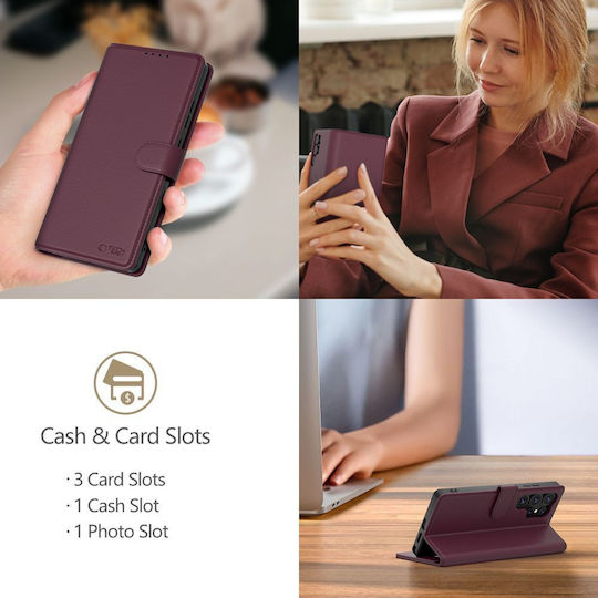 Tech-protect Wallet Galaxy A26 5g A17 4g 5g Mulberry