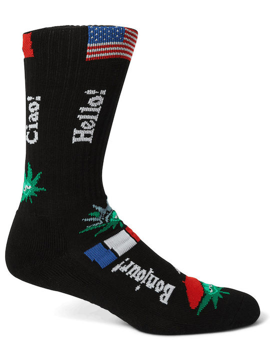 HUF Green Buddy Tourist Men's Socks Black