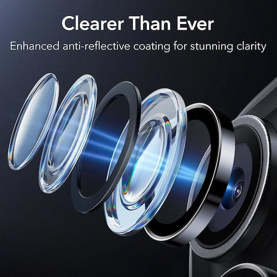 ESR Armorite Camera Protection Tempered Glass Black for the iPhone 16 Pro, iPhone 16 Pro Max