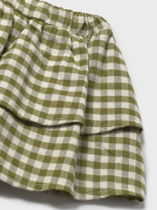 Kids' Set with Skirt Winter 2pcs Green