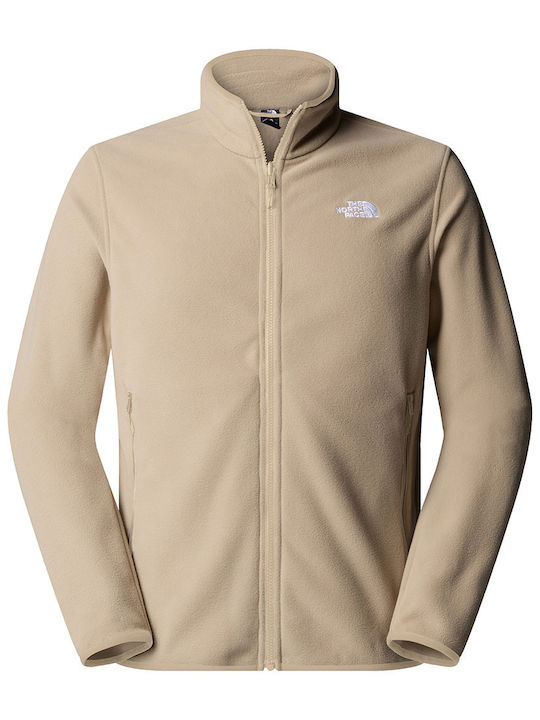 Herren Fleecejacke Beige