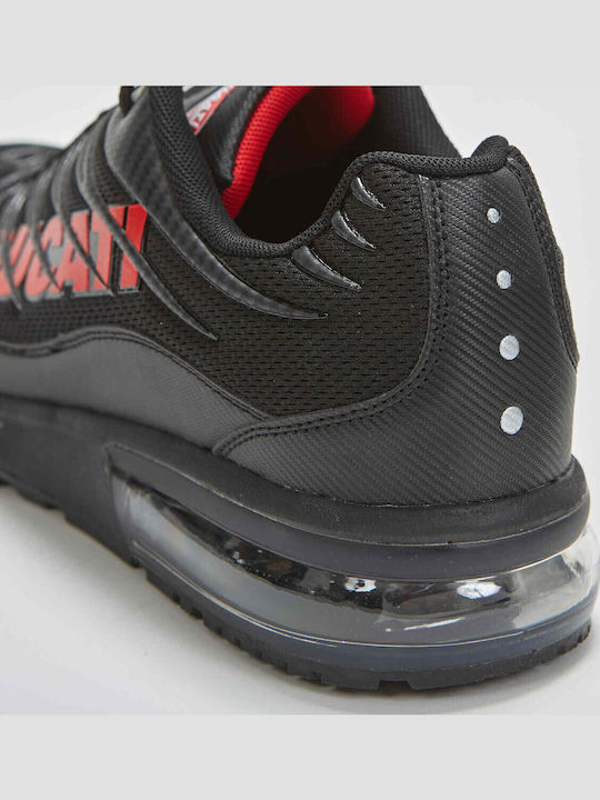 Throttle Men's Black Sneakers