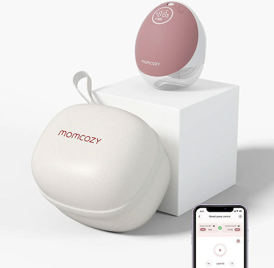 Momcozy Ηλεκτρικό Μονό Θήλαστρο Κόκκινο