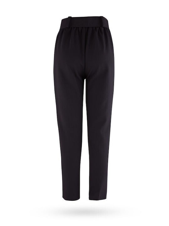 Women's Fabric Trousers Black