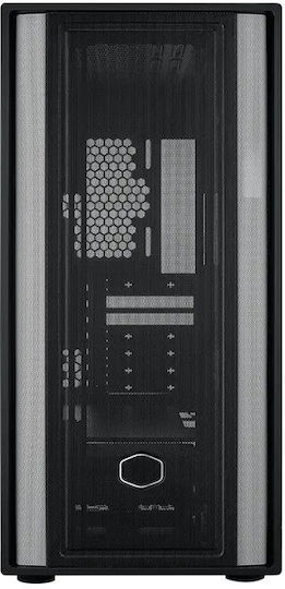 CoolerMaster MasterBox 600 Lite Gaming Midi Tower Κουτί Υπολογιστή με Πλαϊνό Παράθυρο Μαύρο