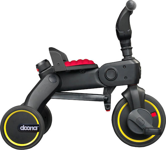 Doona Tricicletă pentru copii Liki Trike S1 Pliabil, Transformabil cu Mâner Parental & Cort pentru 10+ luni Flame Red