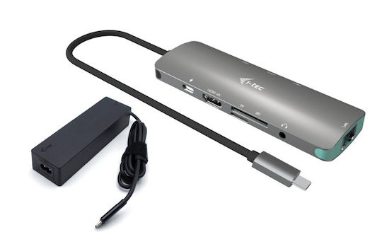 i-tec USB-C Докинг станция с HDMI 4K Сребрист (C31NANOLANPD100)