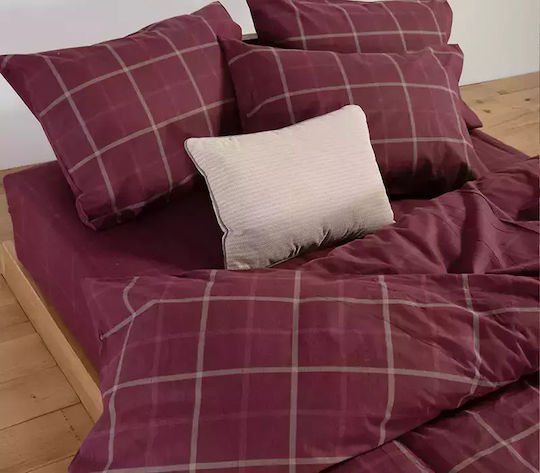 Nef-Nef Homeware Set Einzel 3Stück 160x260cm Naiberg Bordo