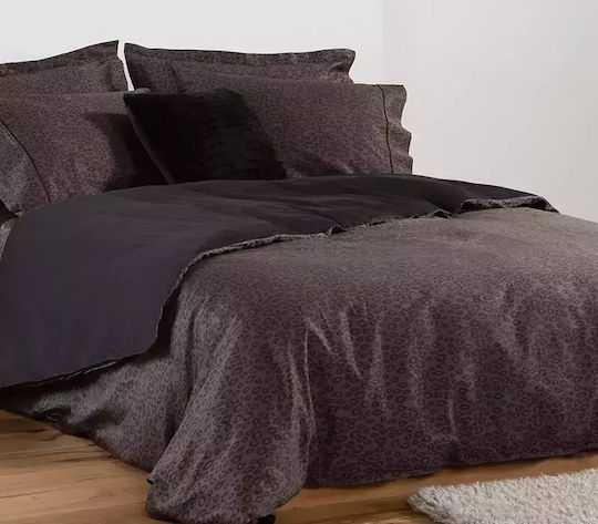 Nef-Nef Homeware Set Cearșafuri 240x270cm. Leonar Antracit 4buc
