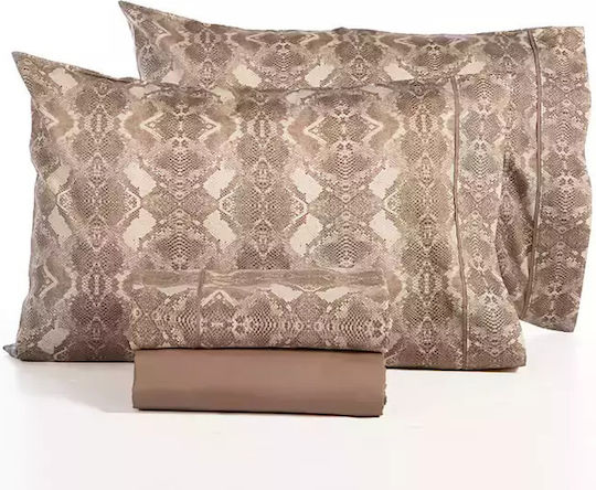 Nef-Nef Homeware Сет Чаршафи 240x270см. Viper Бежов 4бр