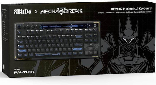 8Bitdo Mecha Break Gaming Μηχανικό Πληκτρολόγιο με Kailh Glaze Jellyfish Pro διακόπτες και RGB φωτισμό (Αγγλικό US)