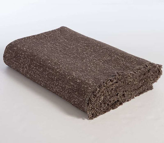 Nef-Nef Homeware Alamo Τριθέσιου Καναπέ Π170xΜ300cm Brown