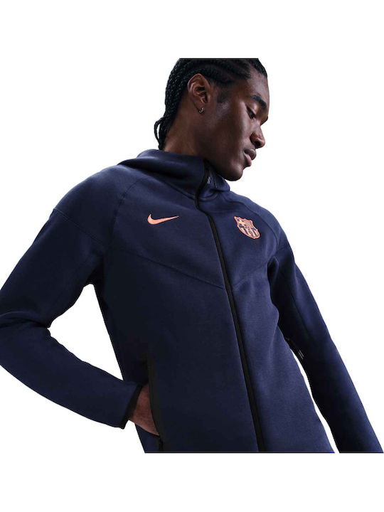 Fc Barcelona Tech Fleece Яке Син