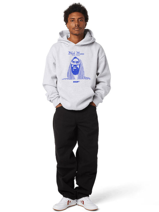 Isaac Hayes Black Moses Sweatshirt with Hood Grey