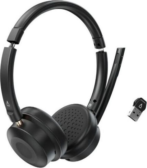 Creative Chat Drahtlos Auf dem Ohr Multimedia-Headsets mit Mikrofon und Verbindung Bluetooth in Schwarz Farbe