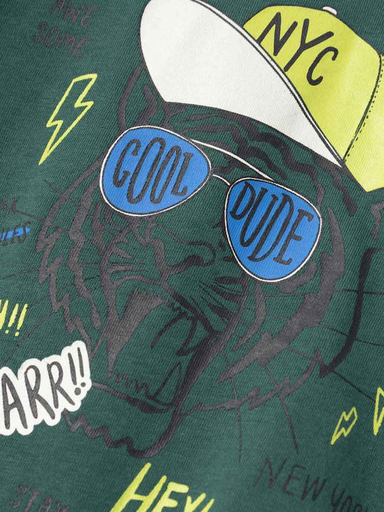 Παιδικό T-shirt Πράσινο Wild