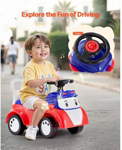 Vevor Ride On Car For 36+ Months With Sounds Red
