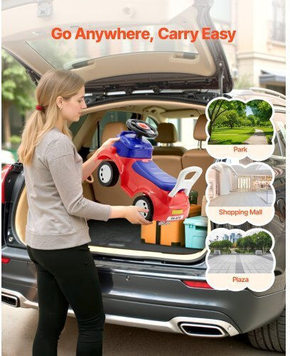 Vevor Ride On Car For 36+ Months With Sounds Red