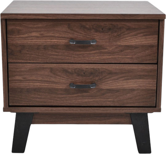 Wooden Brown Bedside Table 48x38x44cm