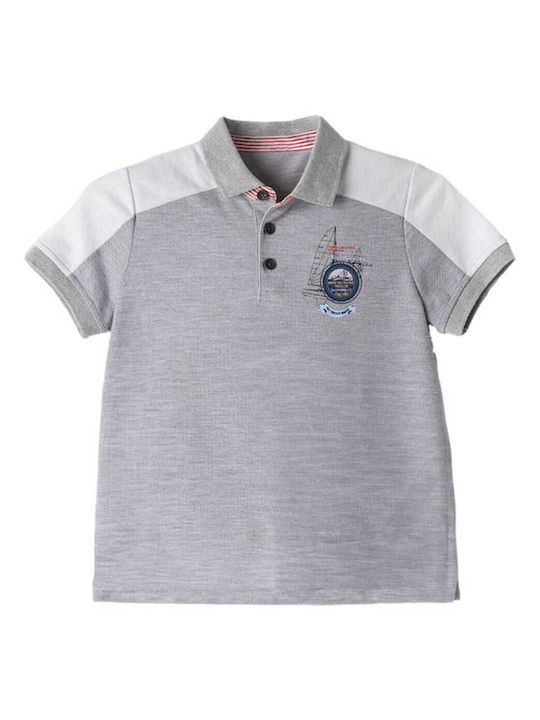 Polo pentru copii Cu mânecă lungă Gri